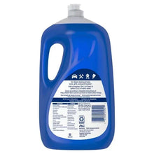 Dawn Platinum dish soap bottle back label with barcode and product directions