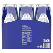 Dish soap 3-pack with blue Dawn Platinum back labels and barcode.