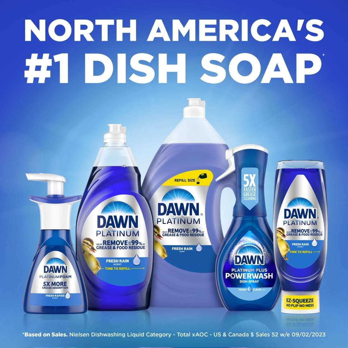 Dawn Ultra Antibacterial EZ-Squeeze Hand Soap, Apple Blossom, 6x22 fl oz