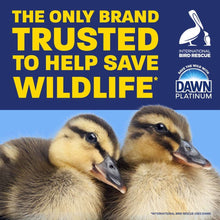 Dawn International Bird Rescue promotional card with duck faces
