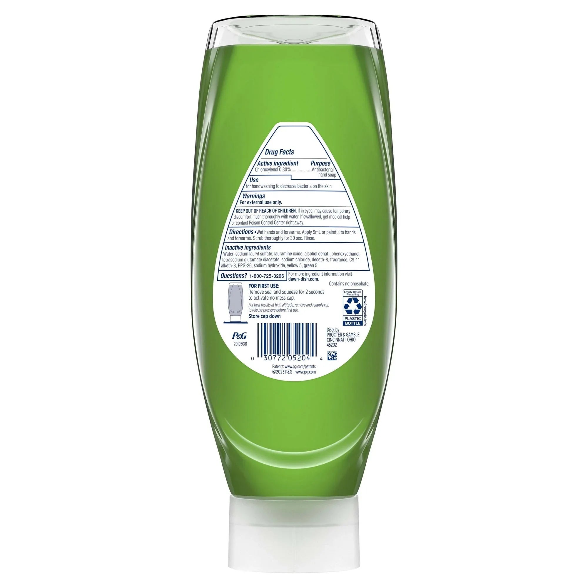 (2 pack) Dawn Ultra Antibacterial EZ-Squeeze Hand Soap, Apple Blossom, 22 fl oz