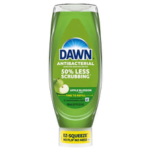 Green EZ-Squeeze antibacterial hand soap bottle with Apple Blossom label