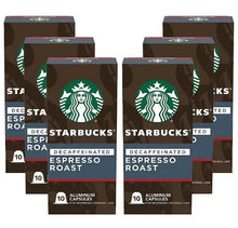 Starbucks decaf espresso roast Nespresso Original Line capsule boxes, 10-count