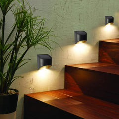Deck Impressions Aluminum Solar Downcast Deck Lights, 4-Pack