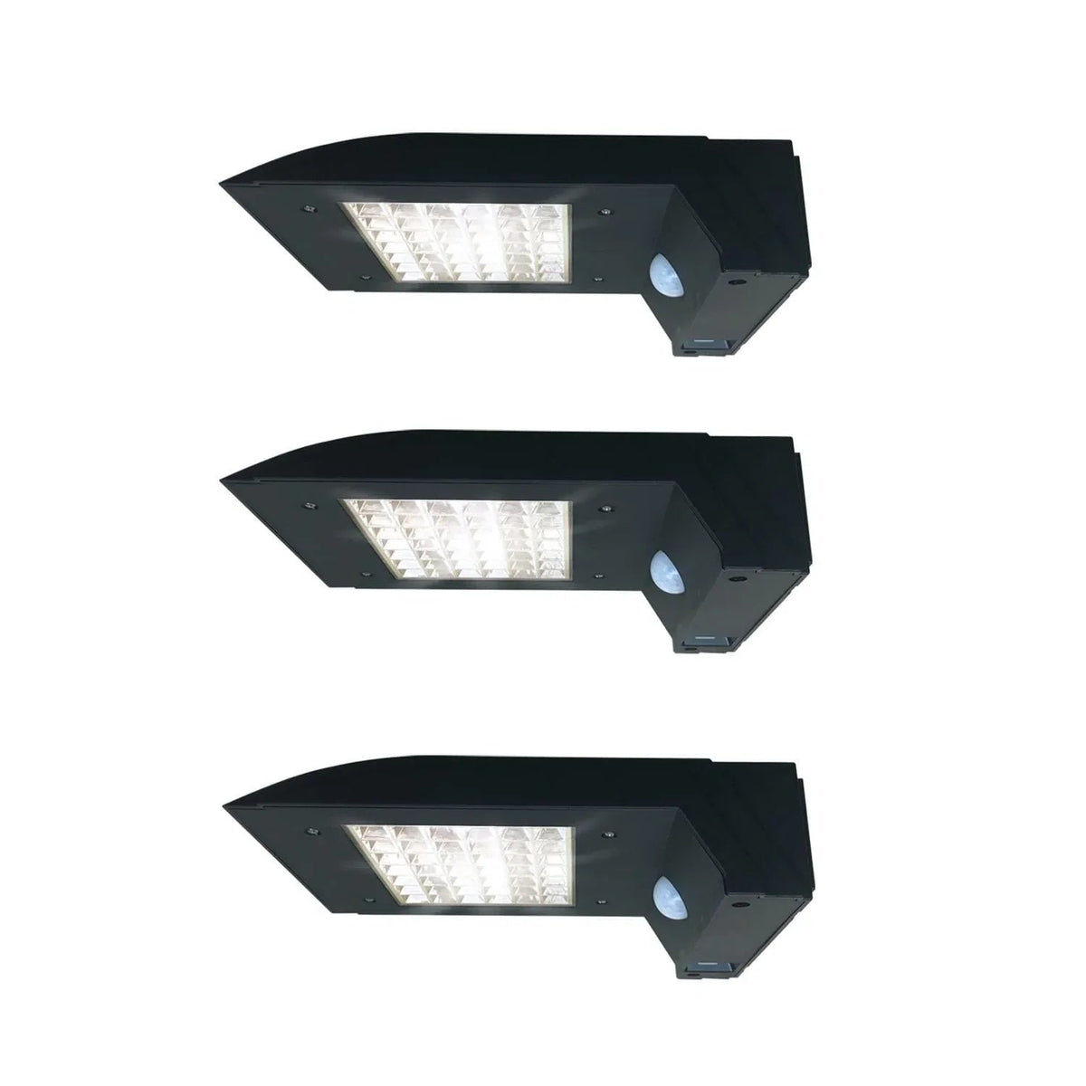 Deck Impressions Solar Wall/Fence Light with Motion Sensor, 3-Pack