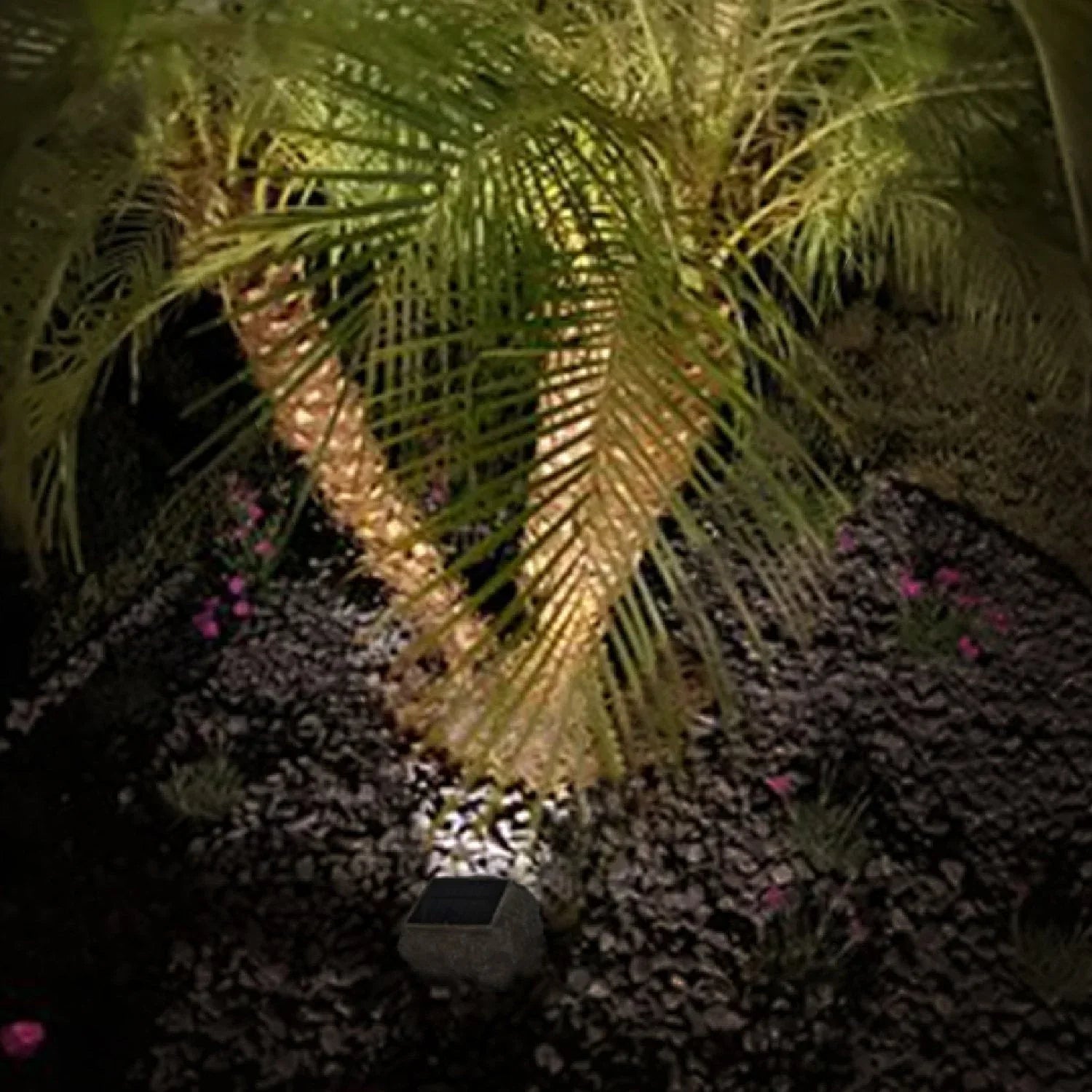 Deck Impressions Solar 15 Lumen Mini Rock Lights, 6-Pack