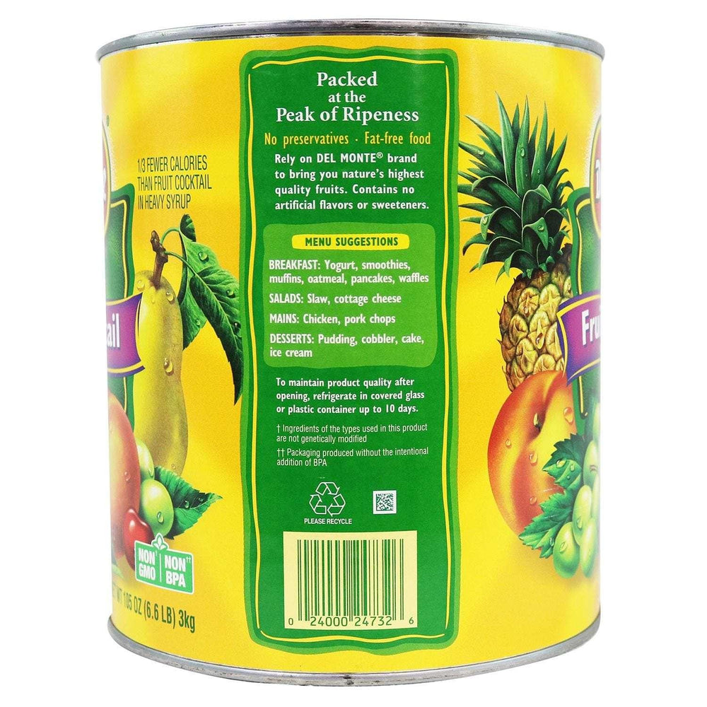 Del Monte Fruit Cocktail in Light Syrup, 106 oz. - USA MEGA SHOP