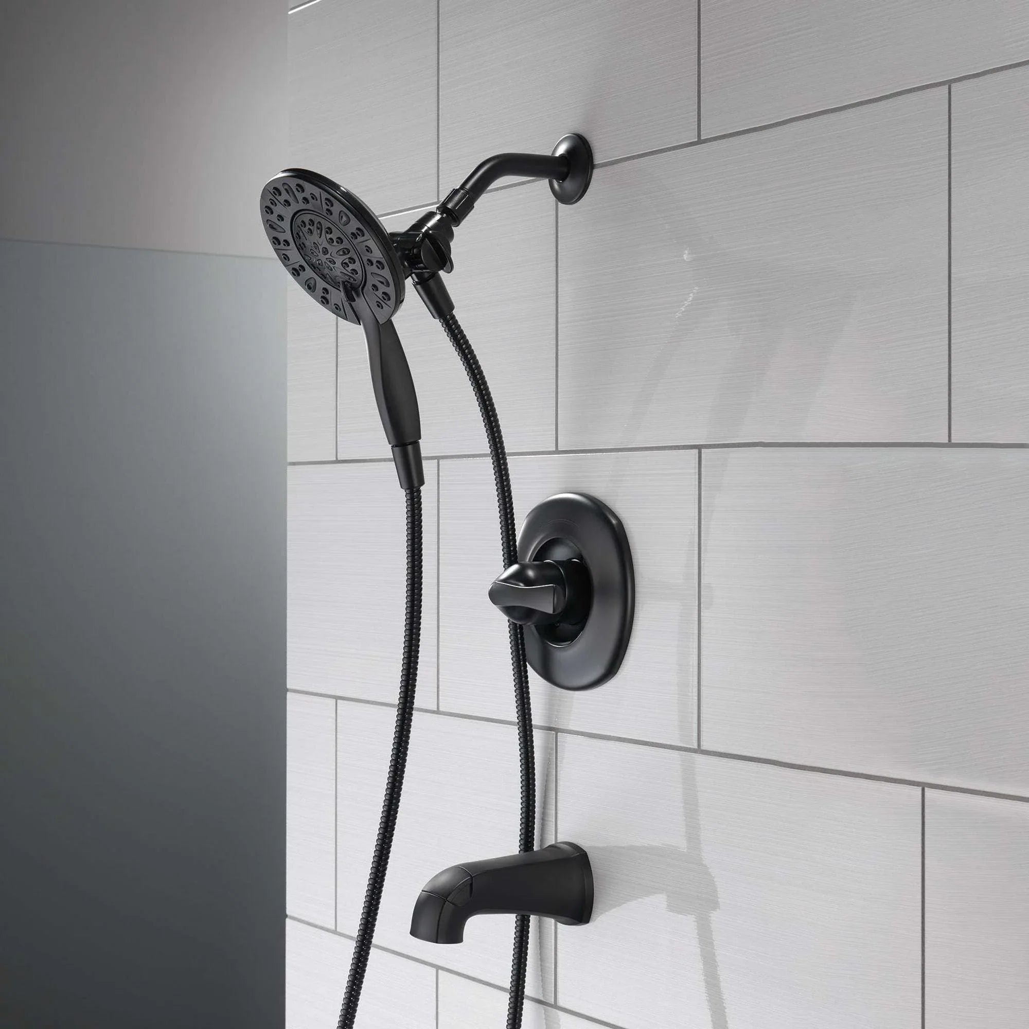 Delta Larkin Bathtub & Shower Faucet with In2ition Shower Head - USA MEGA SHOP