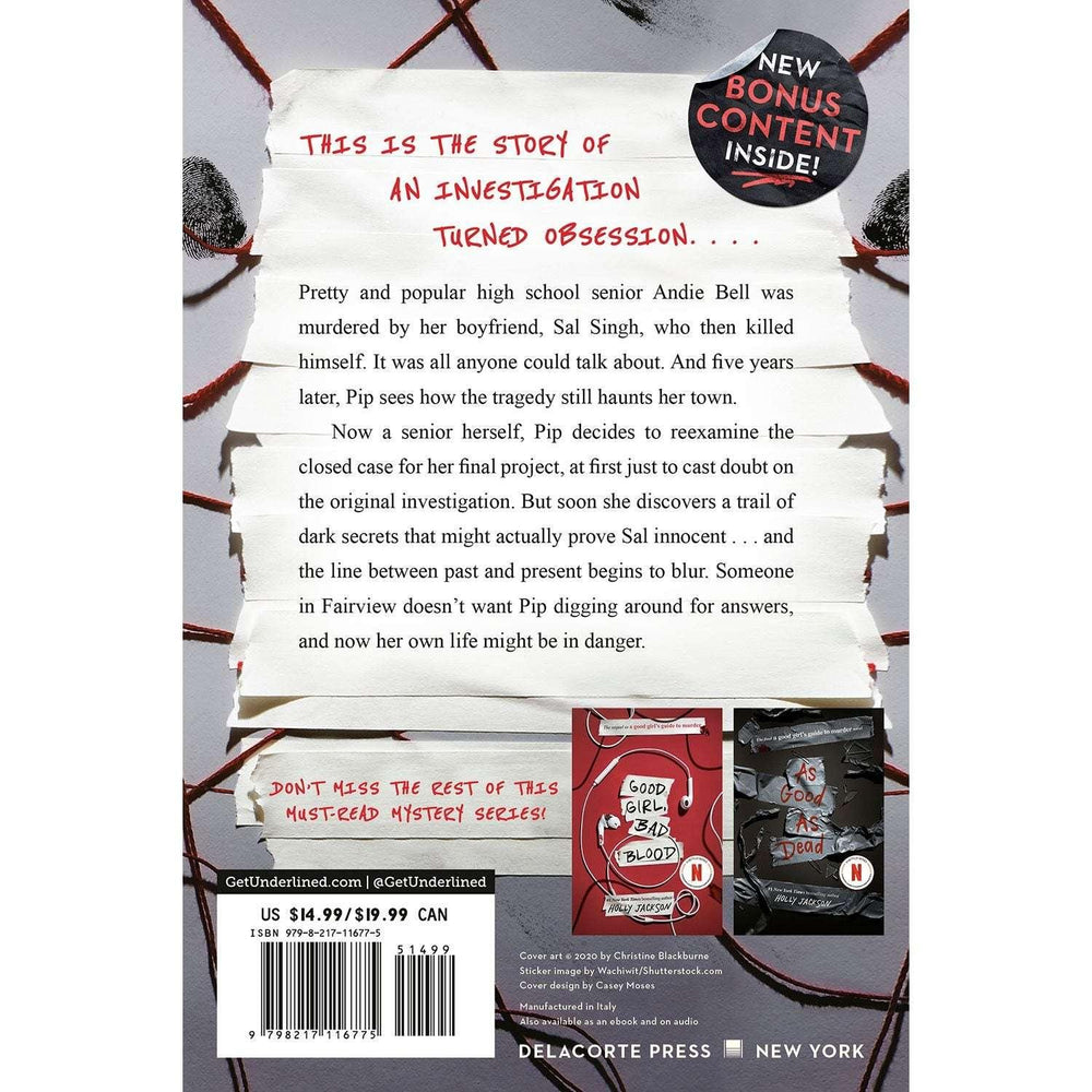 Deluxe Edition - A Good Girl's Guide to Murder by Holly Jackson - Book 1 of 3, Paperback - USA MEGA SHOP