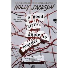 Deluxe paperback mystery novel close-up cover with red string art and title text