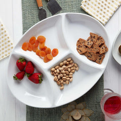 Denmark Stoneware 4-Section Serving Tray - USA MEGA SHOP