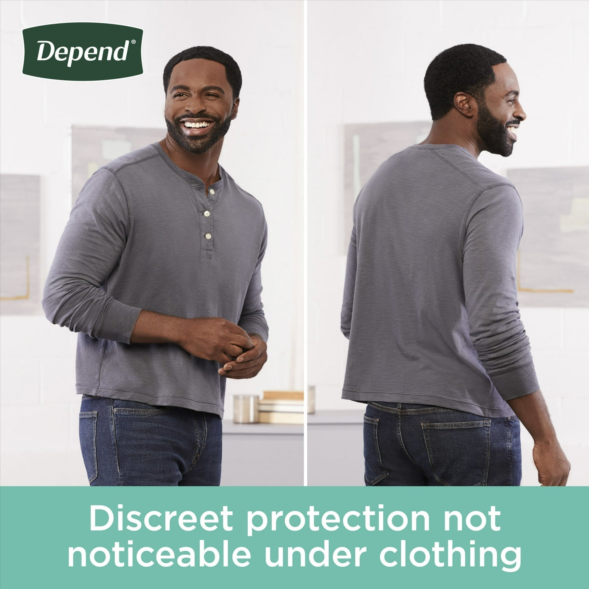 Depend Fresh Protection Incontinence Underwear for Men, Adult Diapers, L, 28 Count