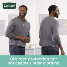 Men's incontinence underwear in white briefs, discreet under clothing fit