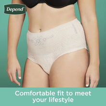 Beige women’s incontinence underwear, brief style, close-up on the hips