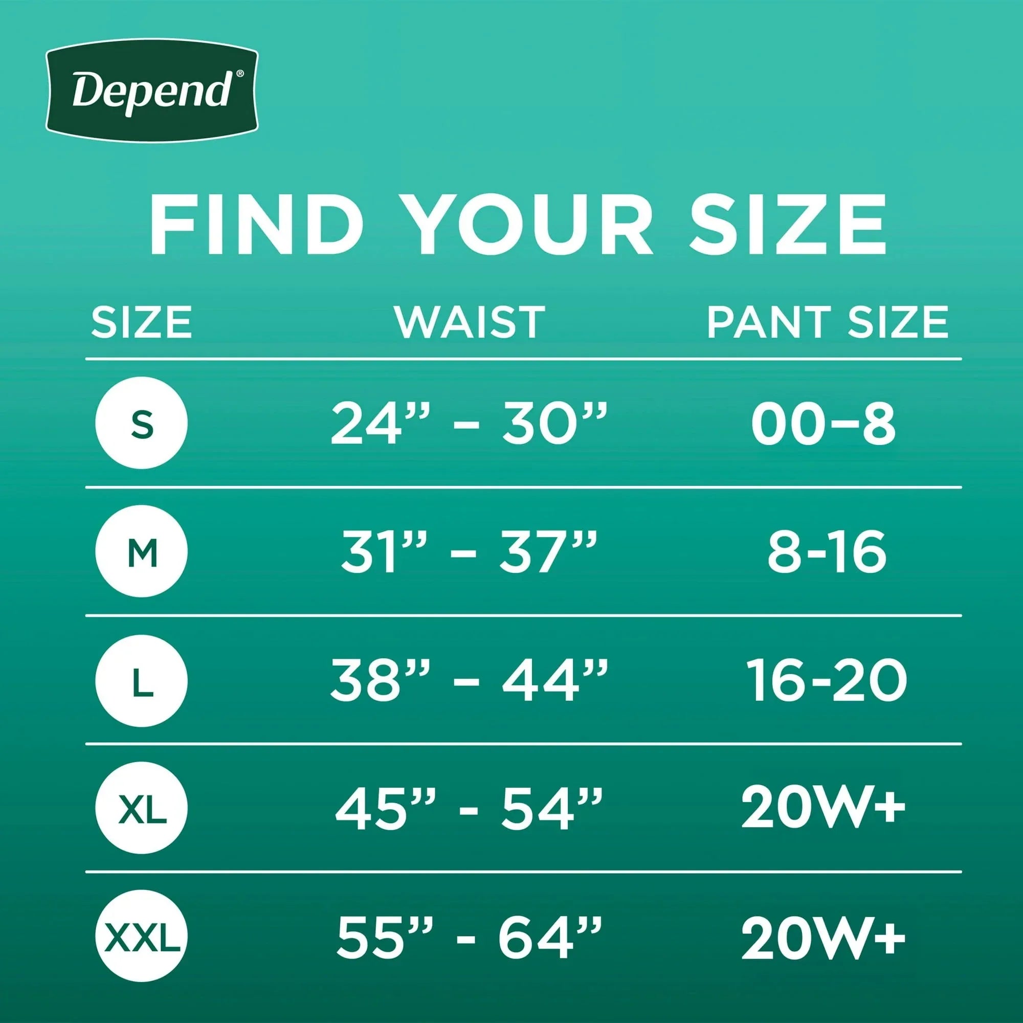 Depend Fresh Protection Incontinence Underwear for Women, Adult Diapers, M, 30 Count