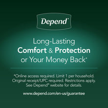 Incontinence underwear long-lasting comfort and protection money-back guarantee info