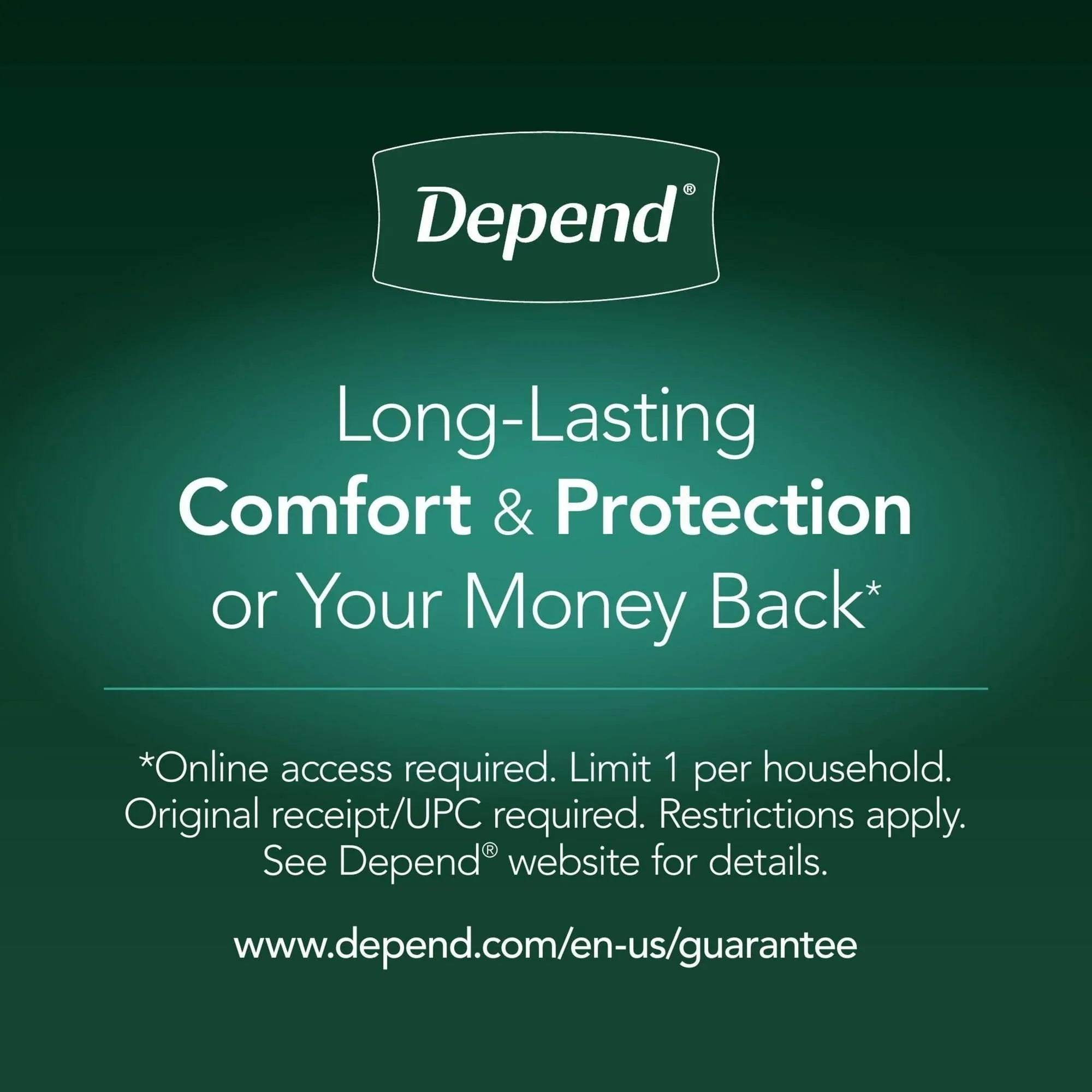 Depend Fresh Protection Incontinence Underwear for Women, Adult Diapers, XL, 36 Count