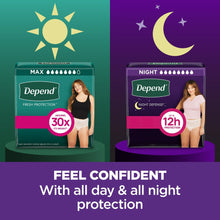 Night defense incontinence underwear pack, size L, 14-count box