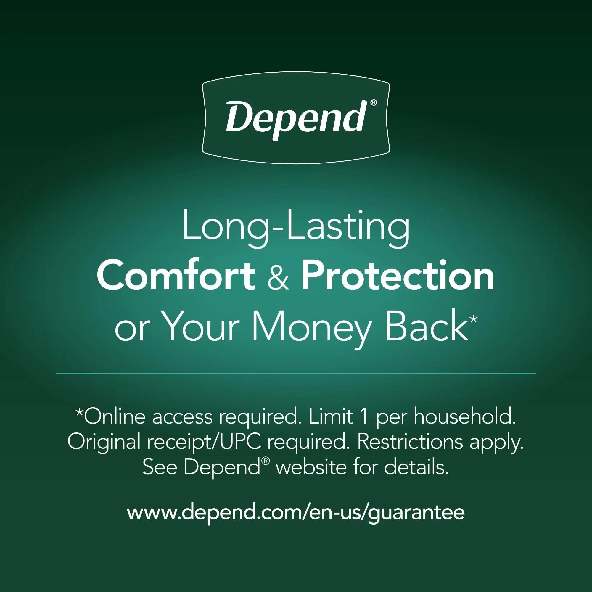 Depend Night Defense Incontinence Underwear for Women, Adult Diapers, XL, 12 Count