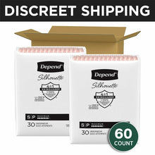 Depend Silhouette incontinence underwear multipack with 60-count label