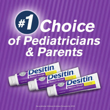 Desitin maximum strength diaper rash cream tubes, purple and white 3-pack set
