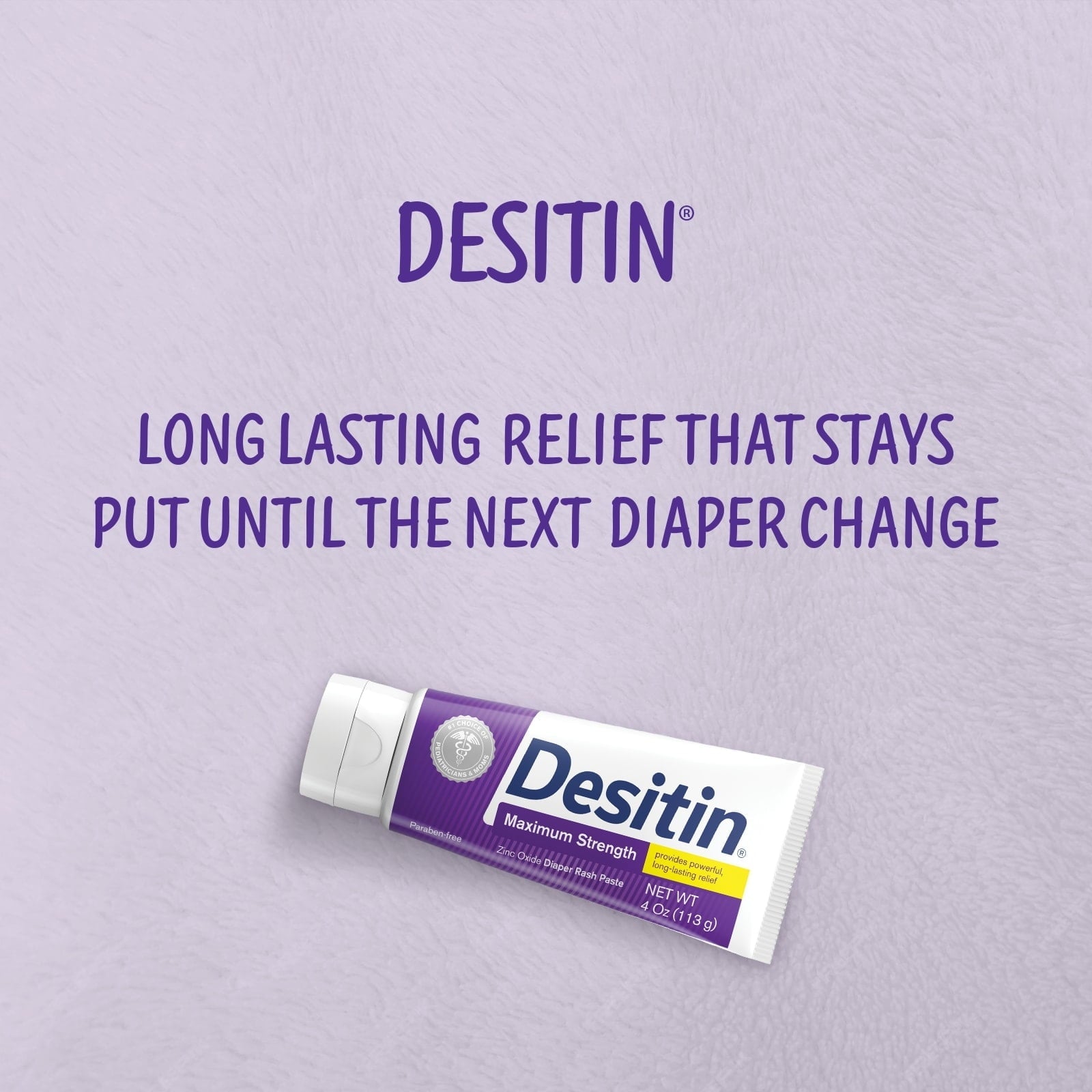 Desitin Maximum Strength Baby Diaper Rash Cream with Zinc Oxide, 16 oz
