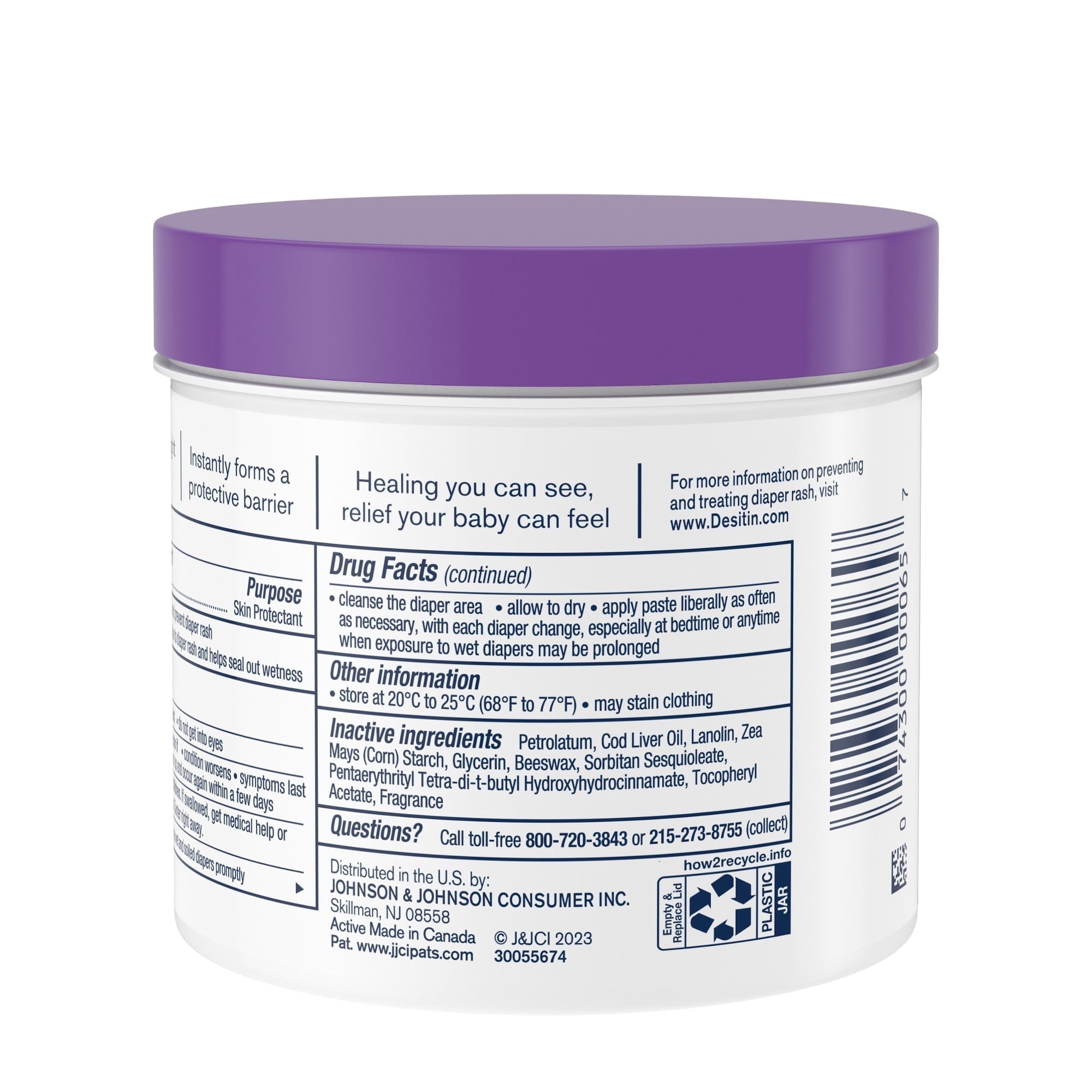 Desitin Maximum Strength Baby Diaper Rash Cream with Zinc Oxide, 16 oz