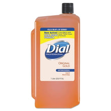 Dial Professional antimicrobial soap refill bottle, orange Original Gold, 1 L