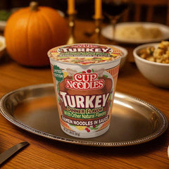 Nissin Foods Cup Noodles Limited Edition Ramen Noodles Turkey Dinner Flavor, 2.75oz Shelf Stable Cup