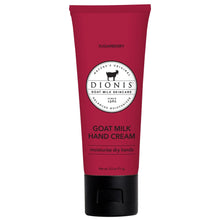 Sugarberry goat milk hand cream tube with brand seal on front