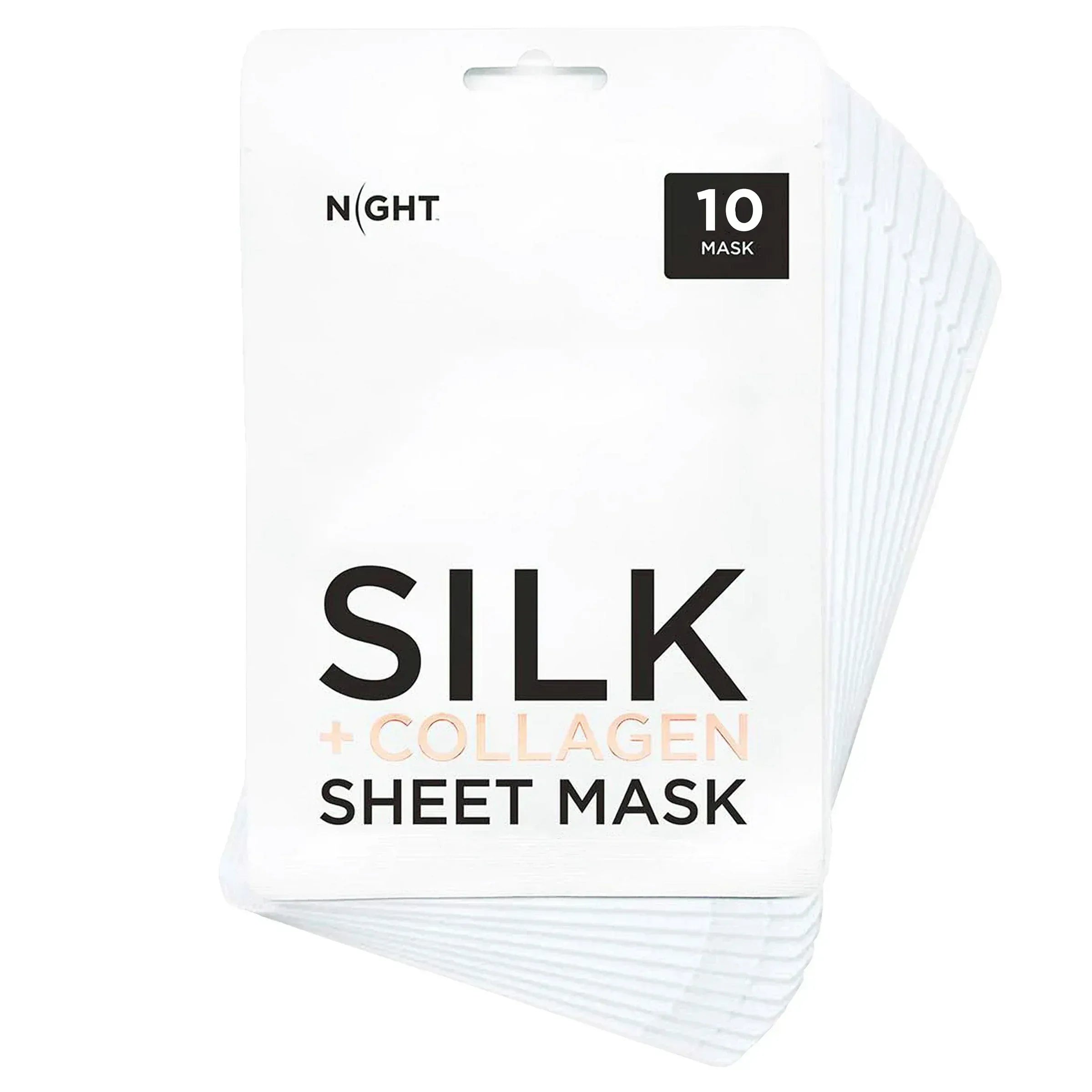 Discover NIGHT Firming Silk Collagen Sheet Mask 10-pack