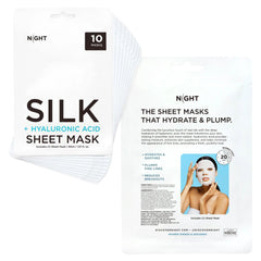 Discover NIGHT Firming Silk Collagen Sheet Mask 10-pack