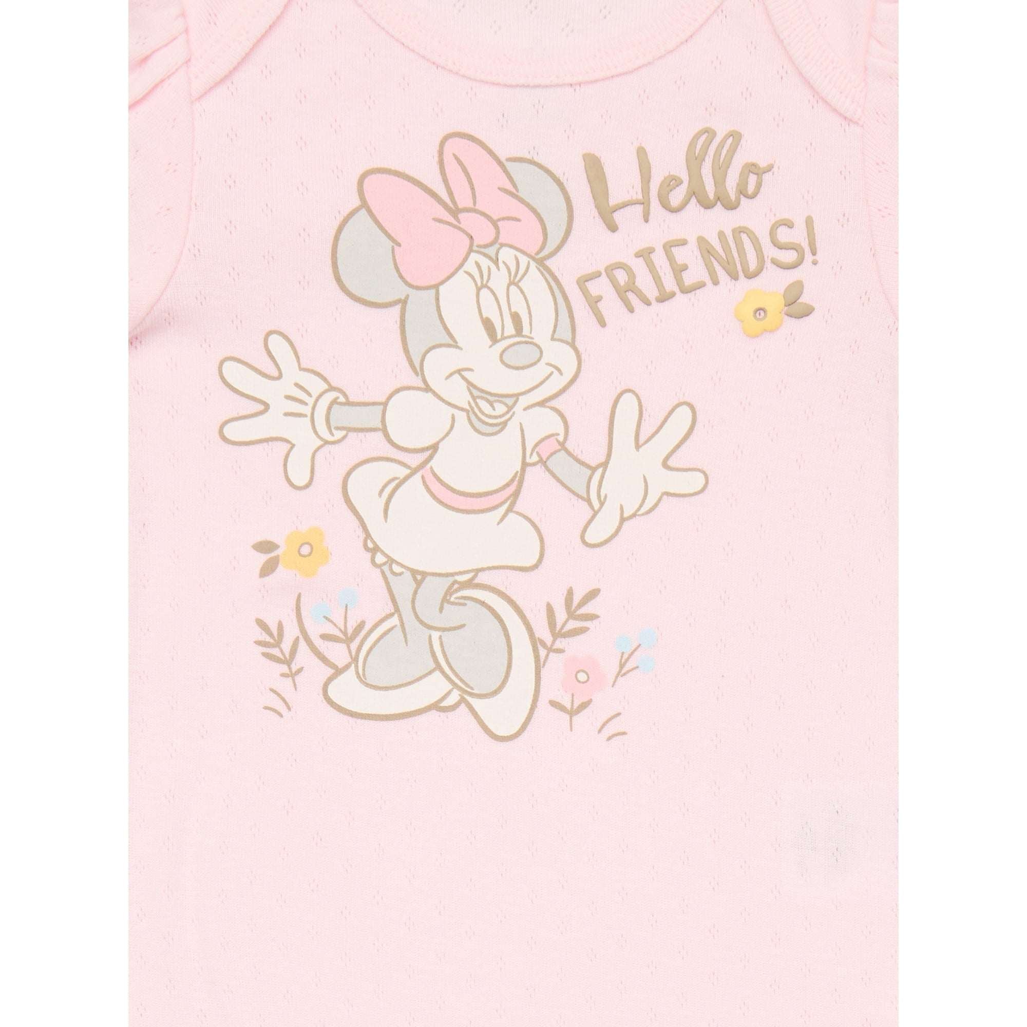 Disney Baby Wishes and Dreams Character Baby Layette Newborn Essentials Gift Set, 4-Piece