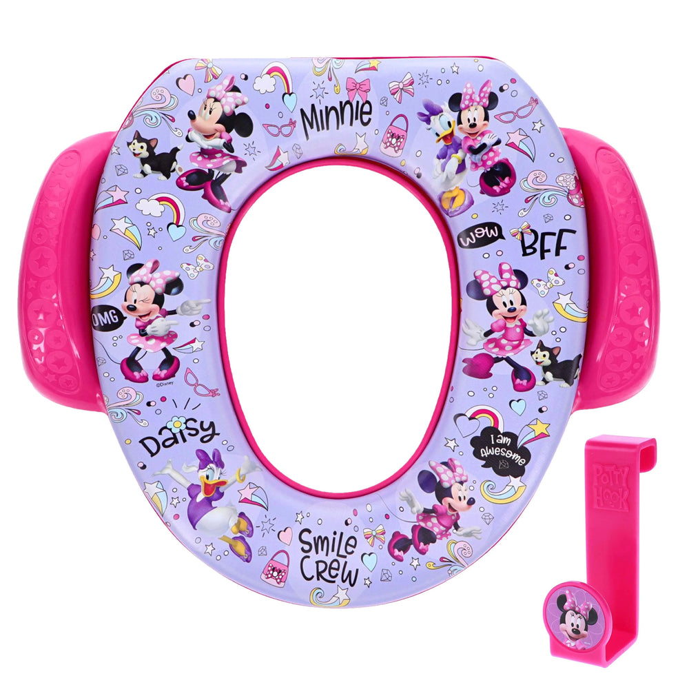 Bluey Soft Potty Training Seat for Toddlers with Hanging Hook, Fits Standard Toilets - USA MEGA SHOP