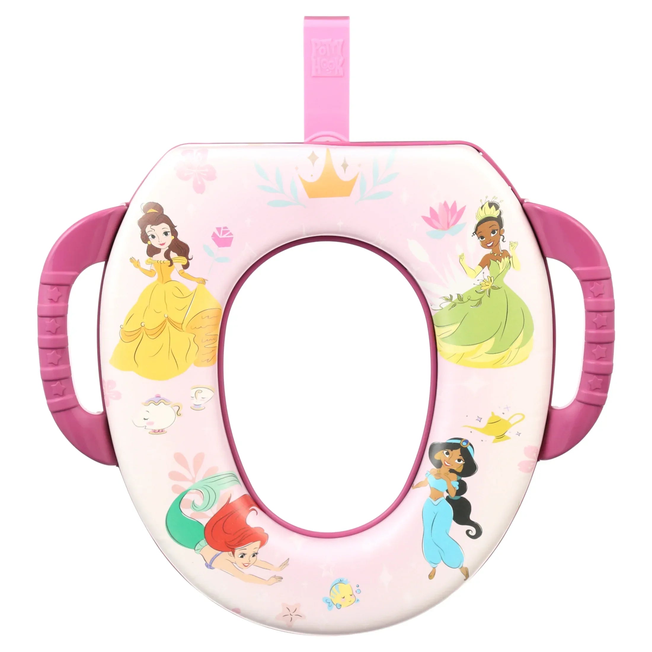 Bluey Soft Potty Training Seat for Toddlers with Hanging Hook, Fits Standard Toilets