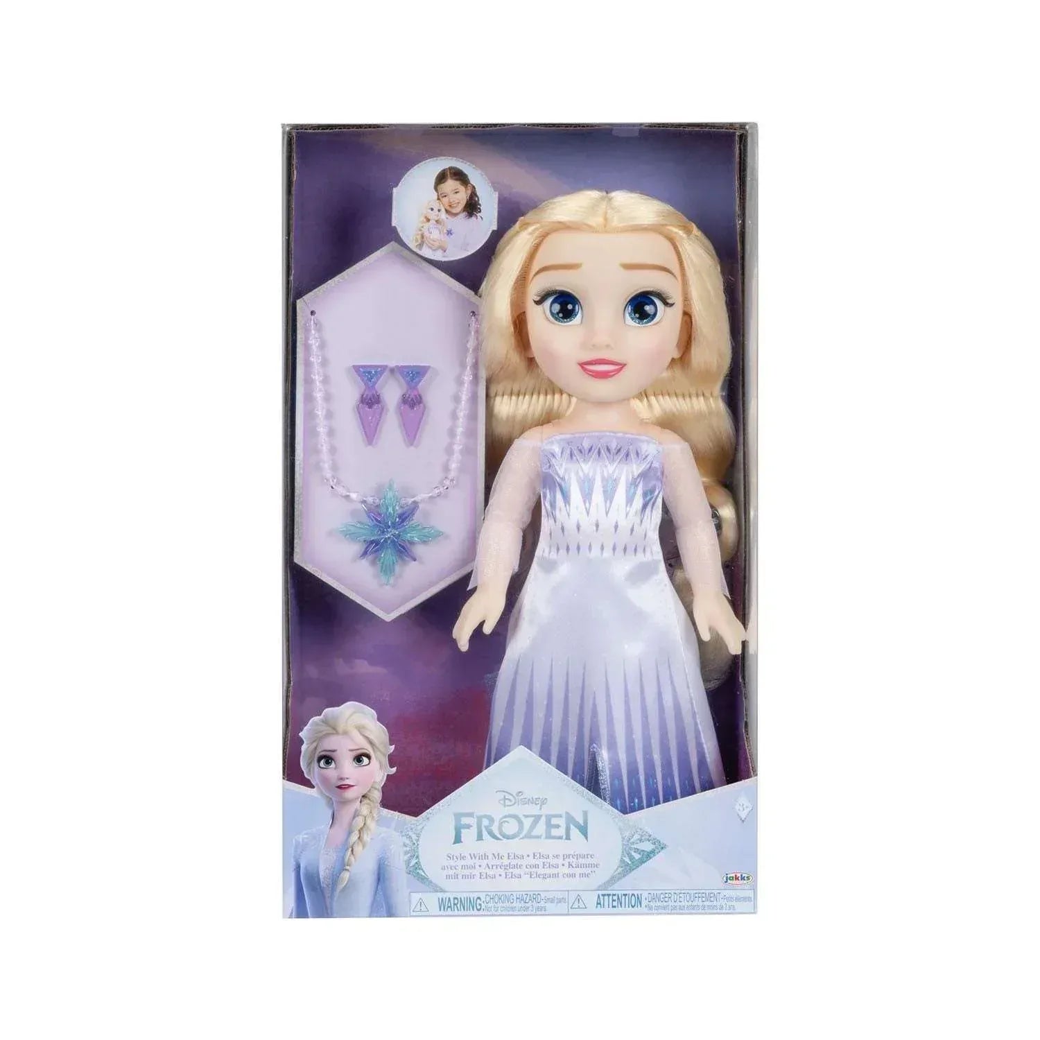 Disney Style with Me 14" Toddler Doll with Child Sized Jewelry