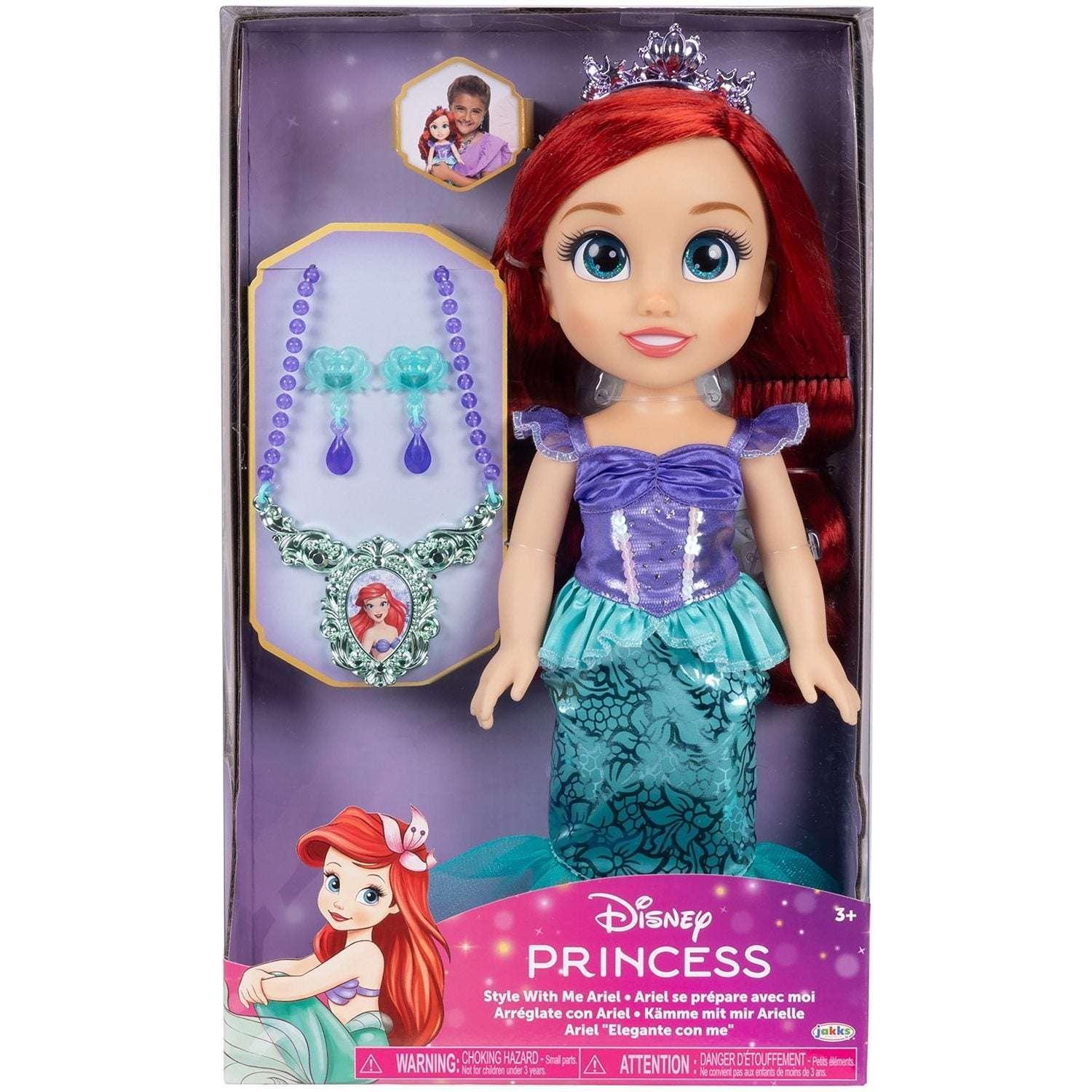 Disney Style with Me 14" Toddler Doll with Child Sized Jewelry