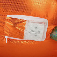 Inflatable airblown blower section with mesh cover and white speaker grille