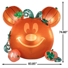 Disney 7' Mickey Mouse Emote Glow Airblown - USA MEGA SHOP