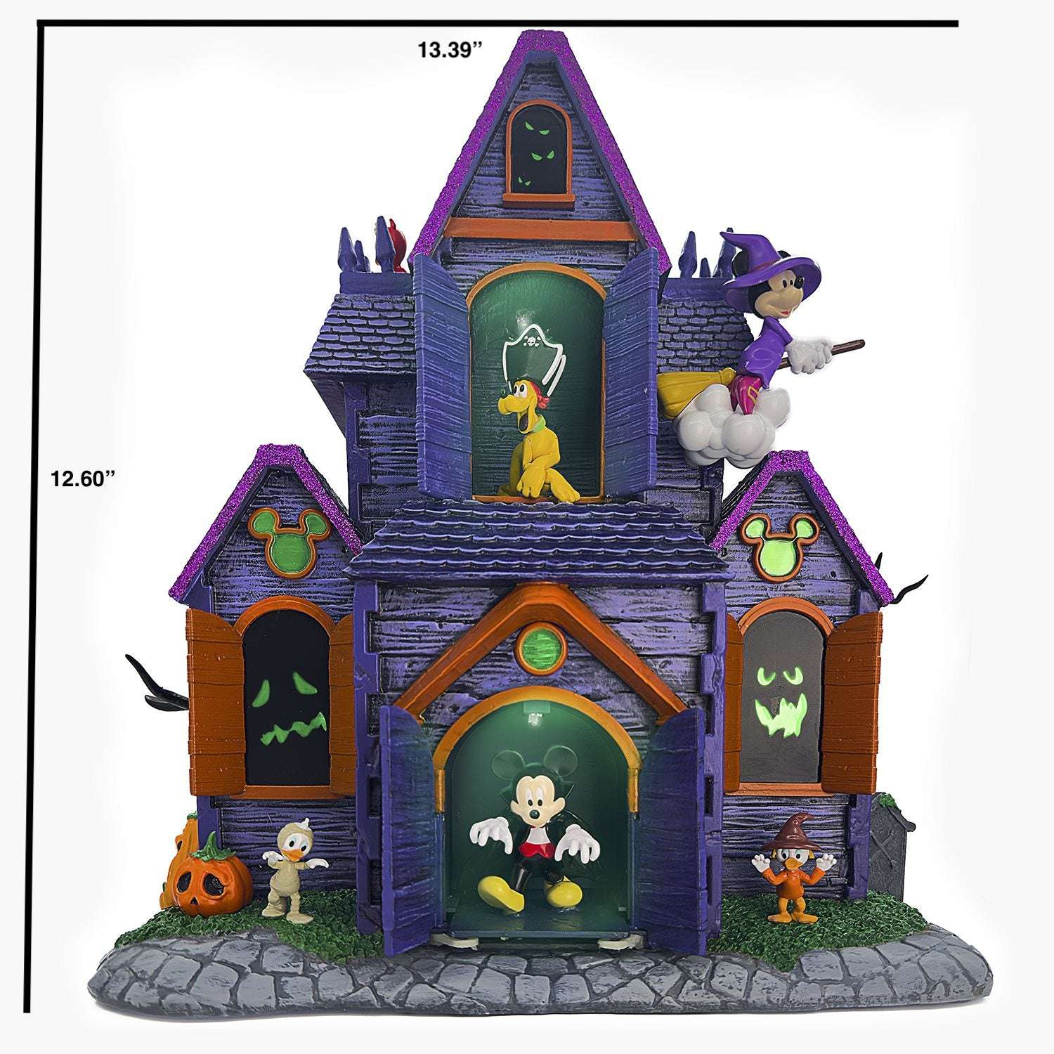 Disney Pre-Lit Animated Halloween Village, 9 pc.