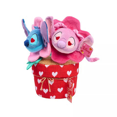 Disney Valentine Blooming Potted Plush - Stitch - USA MEGA SHOP