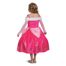 Kids pink off-shoulder gown costume with white sheer neck and back cape overlay