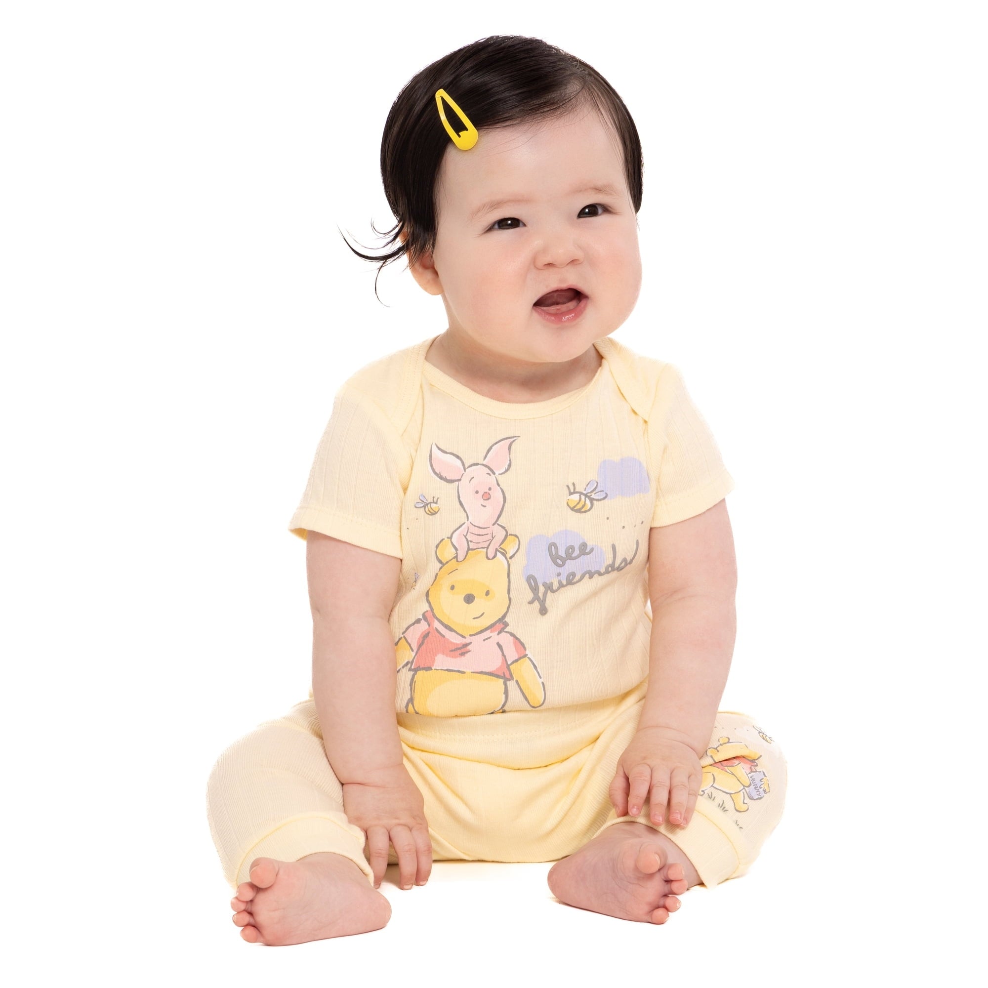 Disney Baby Wishes and Dreams Character Baby Layette Newborn Essentials Gift Set, 4-Piece