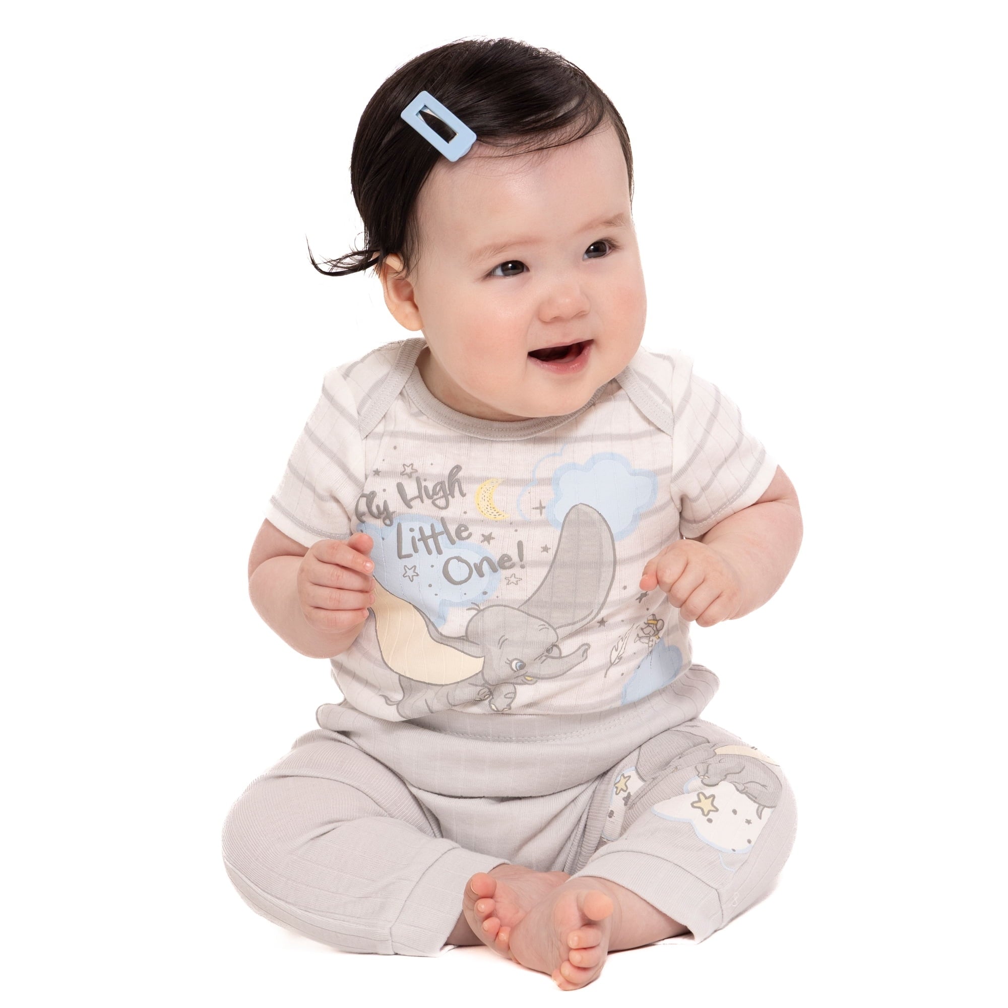Disney Baby Wishes and Dreams Character Baby Layette Newborn Essentials Gift Set, 4-Piece