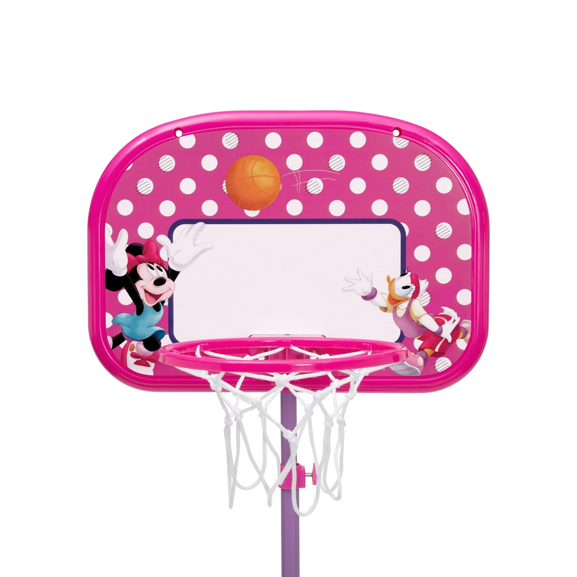 Disney Minnie Mouse Basketball Hoop Set by Delta Children - Includes Hoop, Ball and Pump, Pink