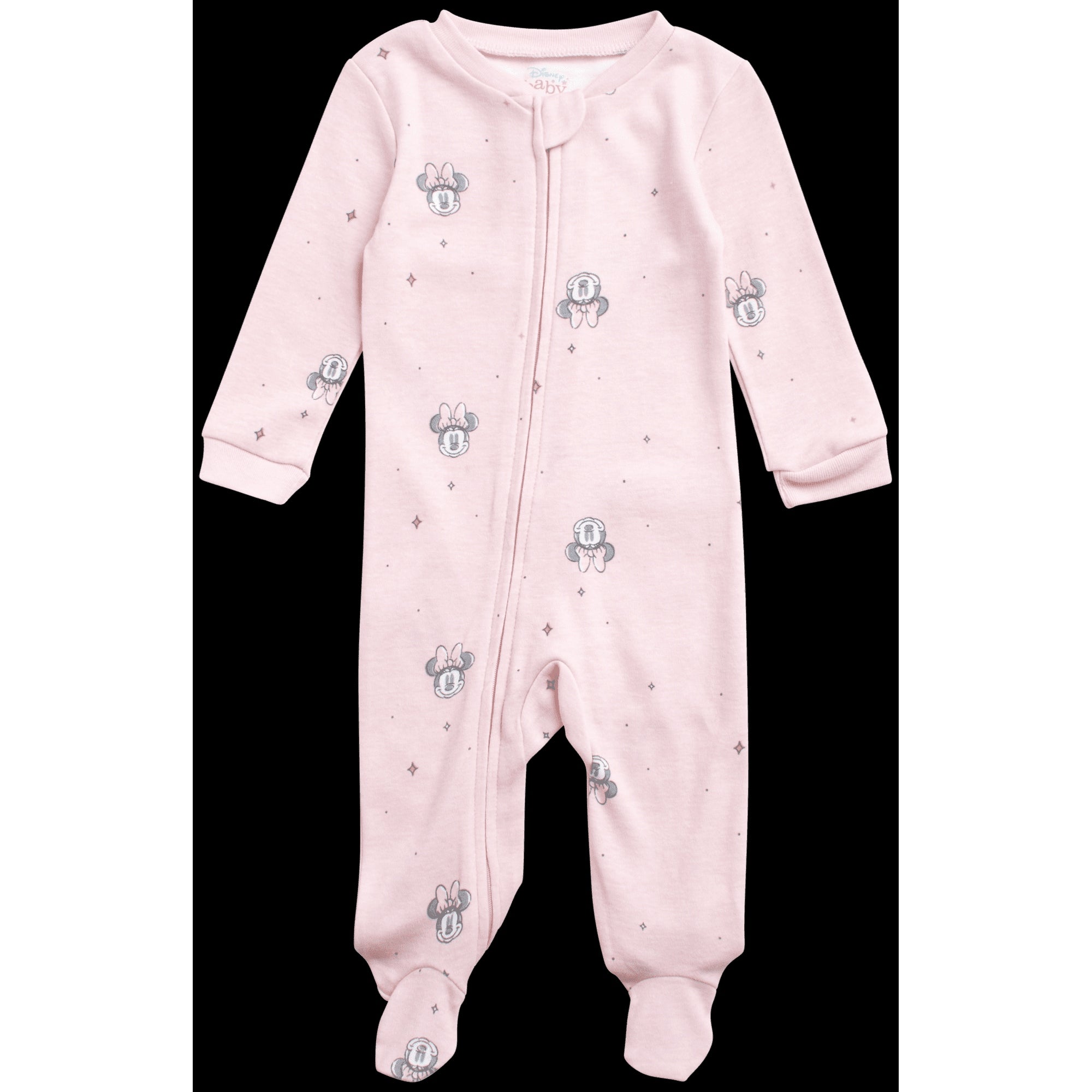 Disney Newborn Baby Layette Set - 6 Piece Disney Bodysuit Coveralls Sweatpants, Hat, Gift Bag (0-6M)