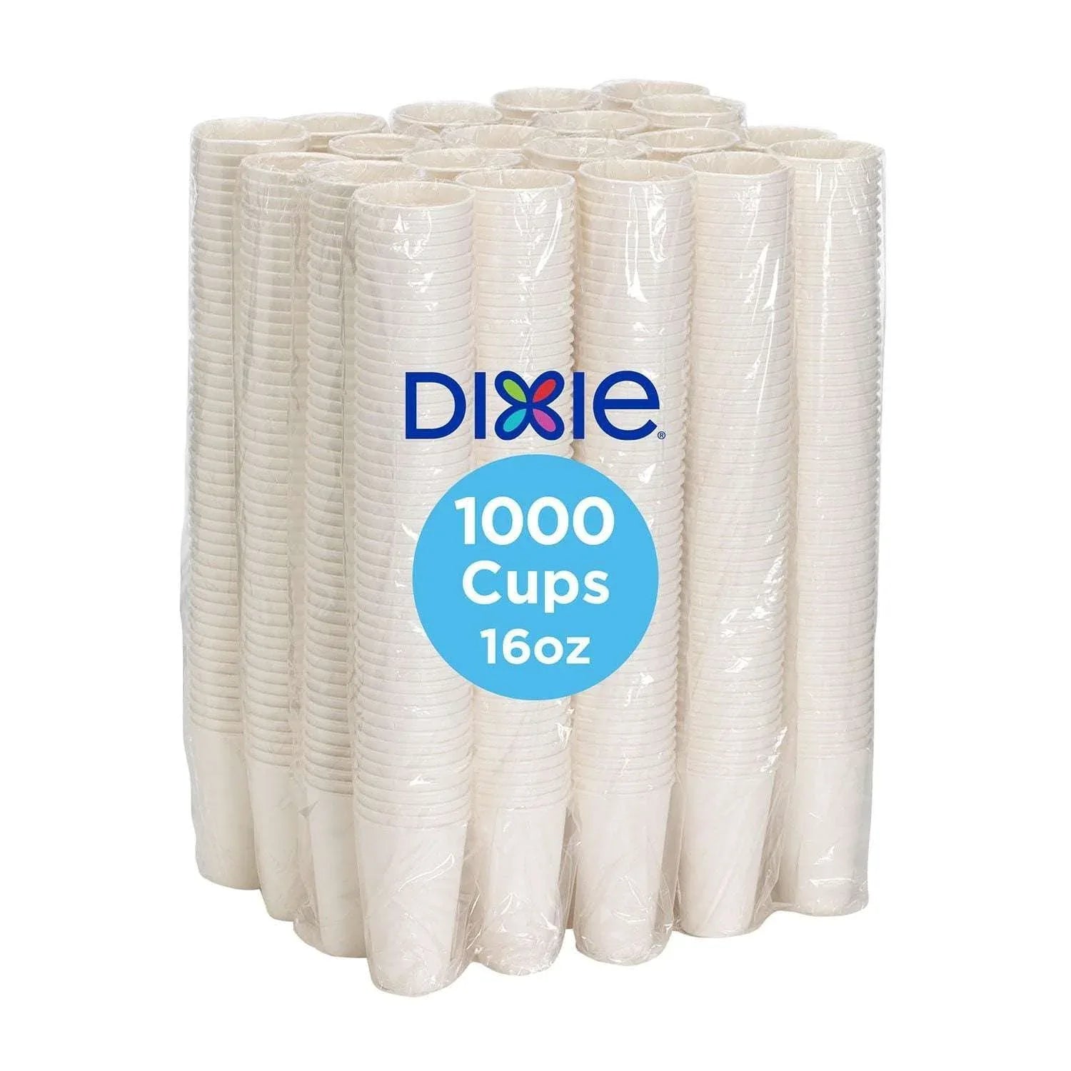Dixie PerfecTouch White Insulated Paper Cups, Various Sizes