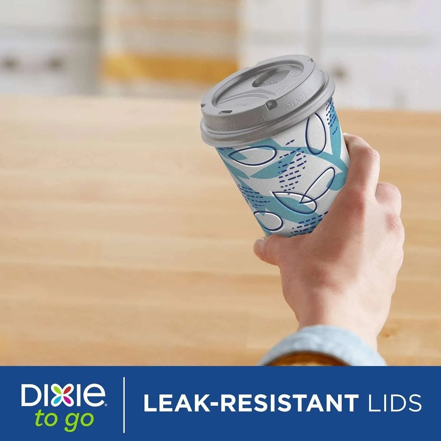 Dixie® To Go 12 oz. Paper Cup with Leak-Resistant Lid, 92 ct.