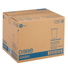 Dixie PerfectTouch 12 oz paper hot cup case, cardboard carton