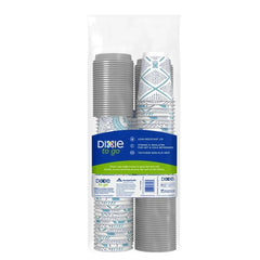 Dixie To Go 12 oz Insulated Cup & Lid, 100-count